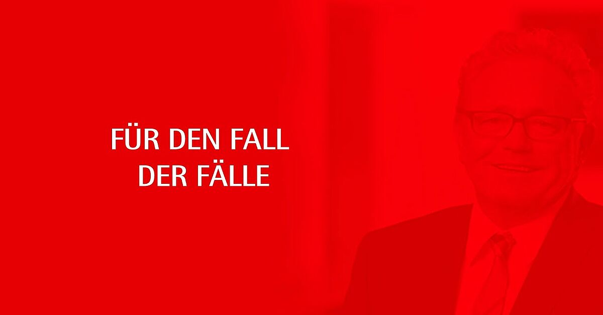 Live-Vortrag: "Für den Fall der Fälle"